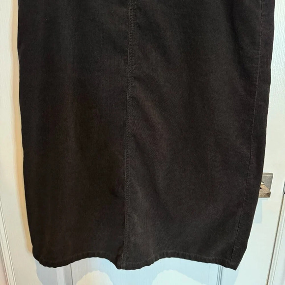 Cherokee Corduroy Maxi Skirt Size 18 Black Whimsigoth Goth Witchy Y2K 90s Grunge - Picture 4 of 13